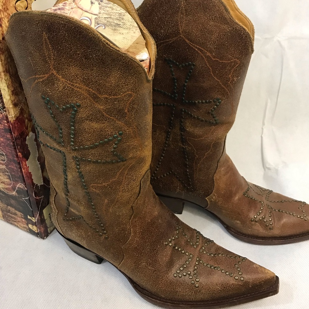 Old Gringo Ooh My God rust colored boot wi/ box